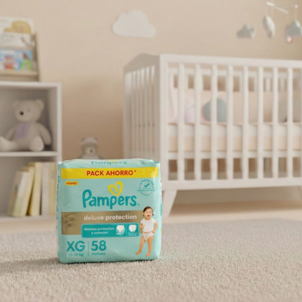 Producto - Pampers Deluxe Proteccion XG x58