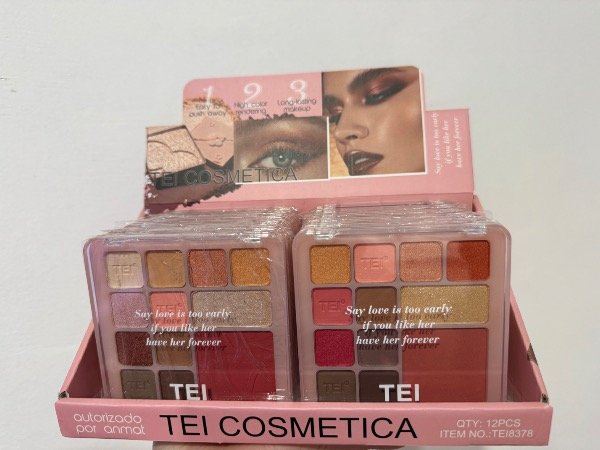 Producto - Paleta de sombras con rubor TEI