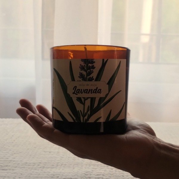 Producto - Vela de soja #Lavanda