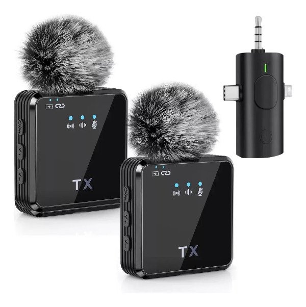 Producto - Micrófono corbatero streaming Doble F11-2