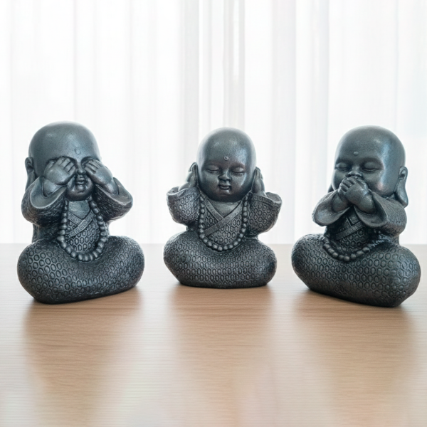 Producto - Set Budas sabios plata