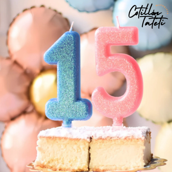 Producto - NÚMEROS BRILLO ROSA