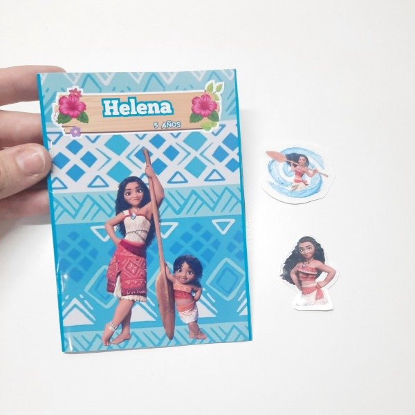 Producto - Libro con Tatuajes Moana