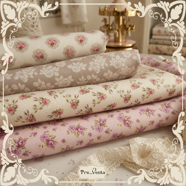 Producto - Set de Telas Romantic and Vintage 001