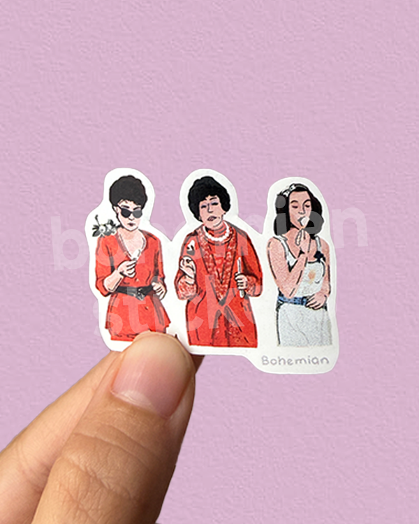 Producto - NORA, ELVIRA Y MATILDE - - Sticker Individual de Esperando La Carroza