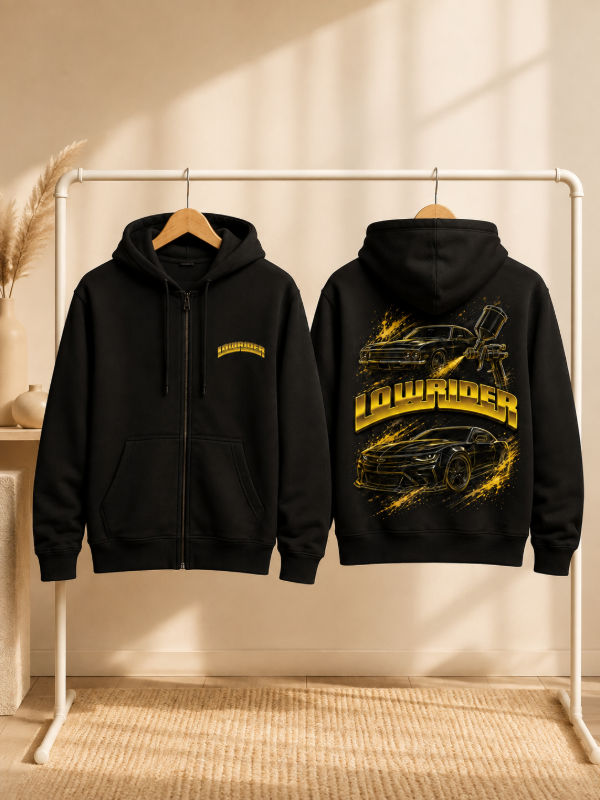 Producto - Campera personalizada Algodón con Frizza color NEGRO