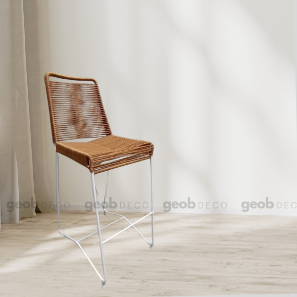 Producto - Banqueta Tulúm Hierro Blanco