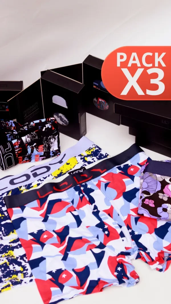 Producto - Pack x3 - Lody Men (Talles 1 al 4)