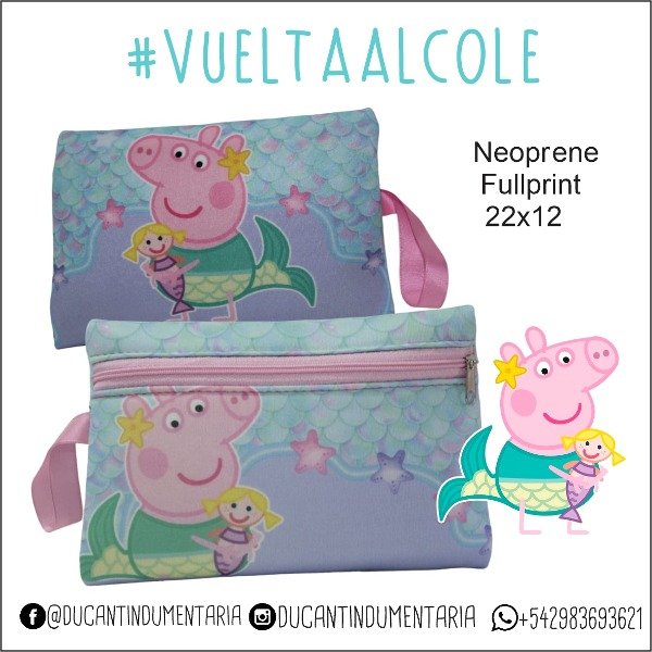Producto - CARTUCHERA SIMPLE PEPA PIG SIRENA