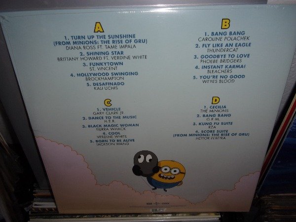 Producto - 2 LP OST MINIONS THE RISE OF GRU TAME IMPALA DIANA ROSS GARY CLARK EUROPA NUEVO - 1