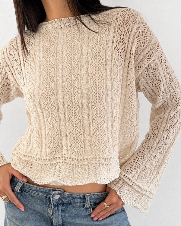 Producto - Sweater calado (último en negro) - 1