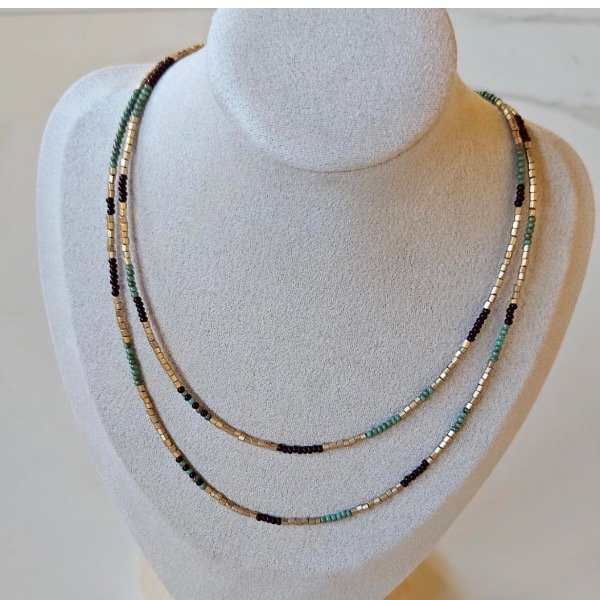 Producto - Collar Aesthetic Zahara Aqua - 0