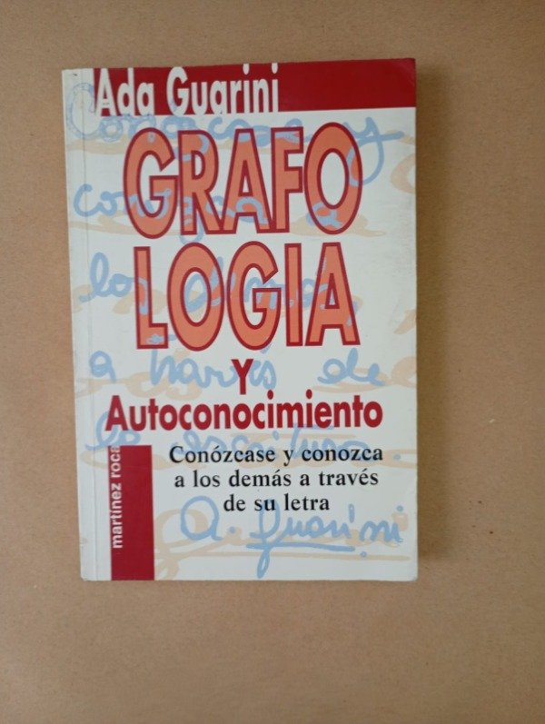 Producto - Grafología y autoconocimiento - Ada Guarini - Martínez Roca 1994