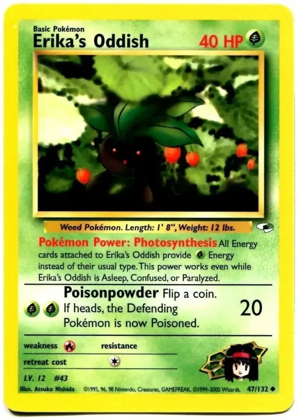 Producto - Erika's Oddish 47/132 Gym Heroes Unlimited