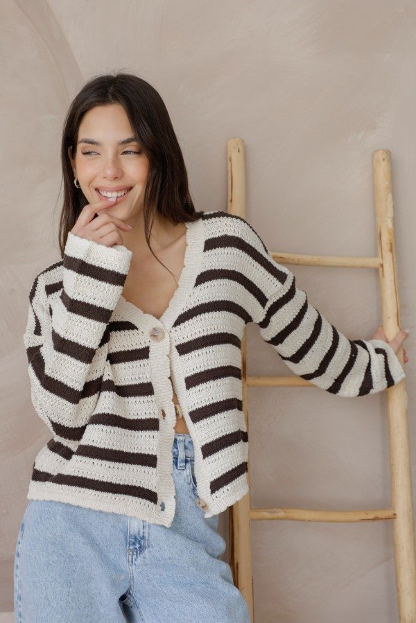 Producto - CARDIGAN RAYADO