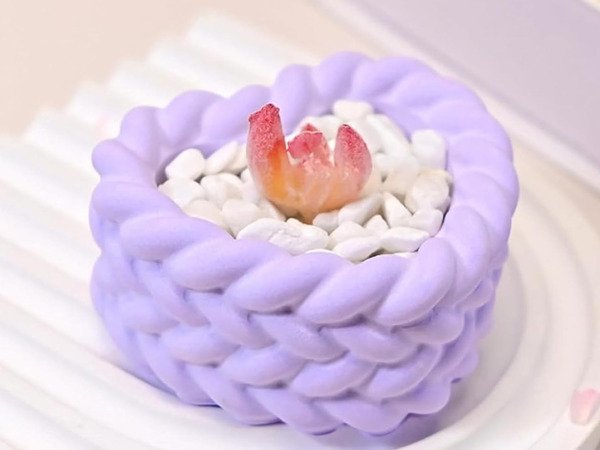 Producto - Portavela Corazón Trenzado