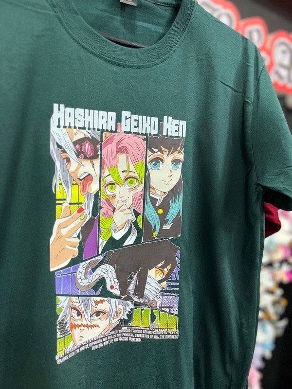 Producto - Remera Hashiras KNY Verde inglés