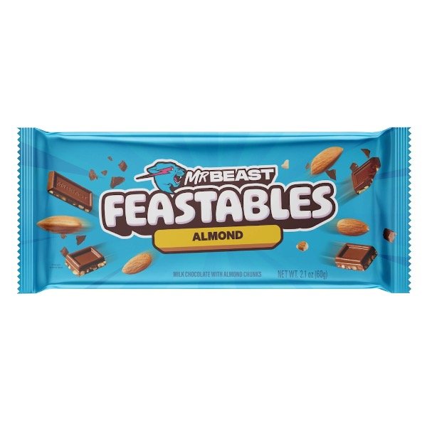 Producto - Chocolate Mr. Beast Feastables Almendra (Almond) 60g