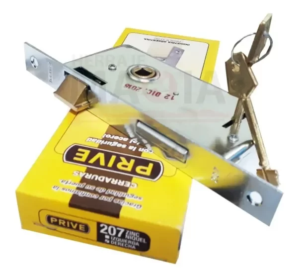 Producto - CERRADURA PRIVE 207 ZINCADA