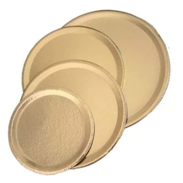 Producto - Plato carton oro