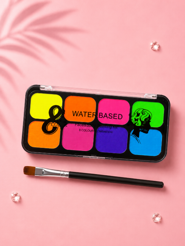 Producto - Paleta Neon Maquillaje Artístico 8 tonos