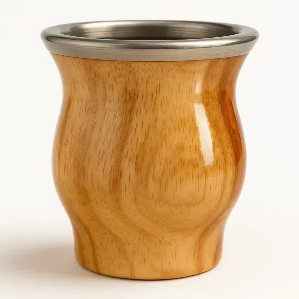 Producto - Mate camionero lapacho laqueado virola de acero