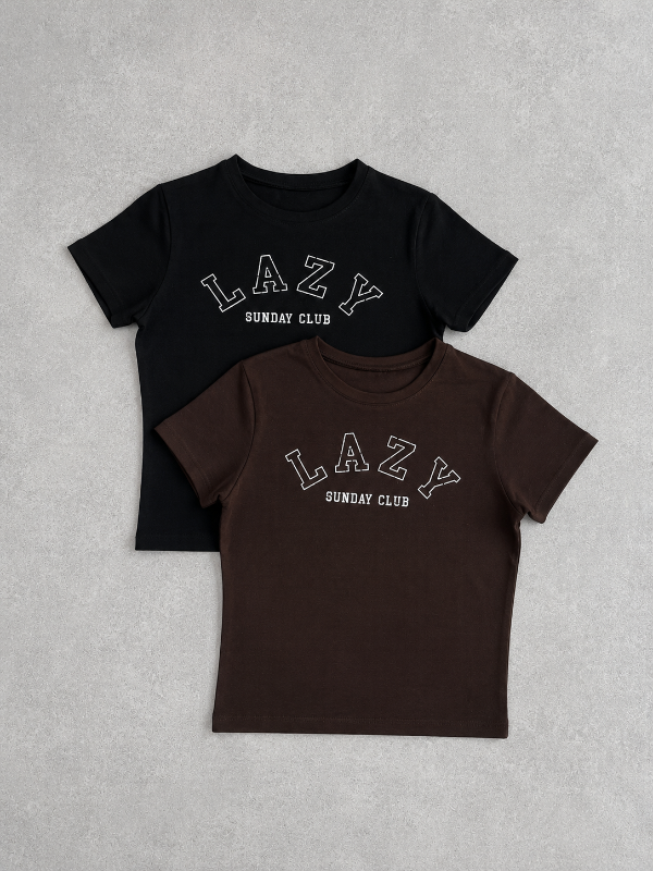 Producto - Baby tee Lazy