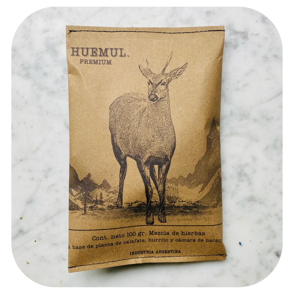 Producto - Huemul - PREMIUM Planta de calafate, burrito y cáscara de naranja
