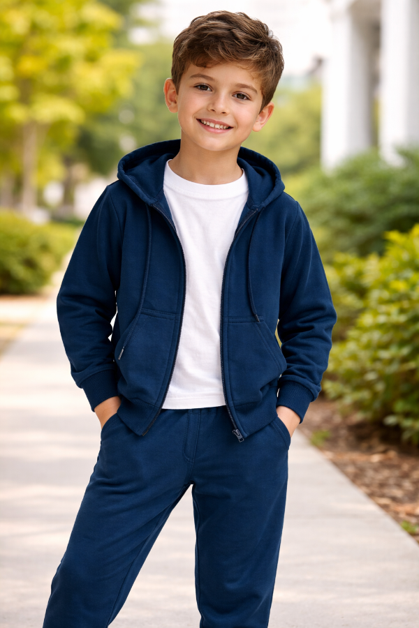 Producto - CURVA TRIO ESCOLAR (CAMPERA + REMERA + PANTALÓN)