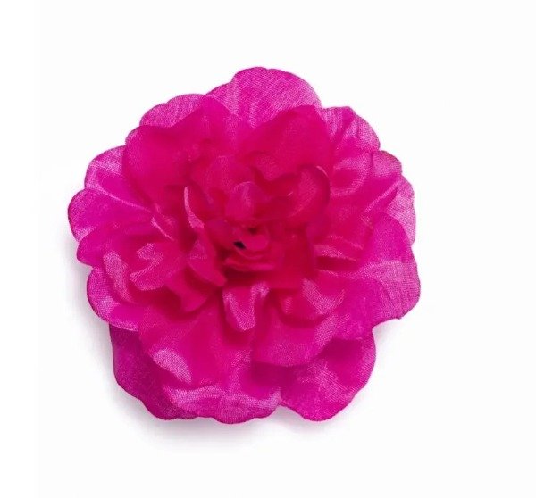 Producto - Flor Fucsia 10 cm con pinza
