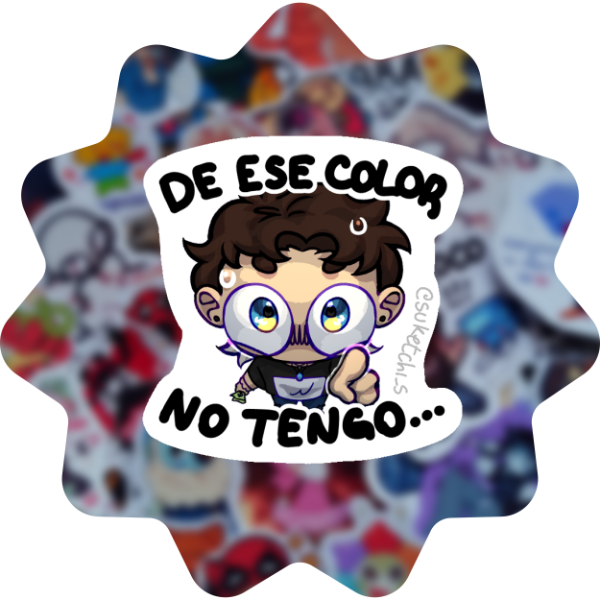 Producto - Sticker - De Ese Color No Tengo