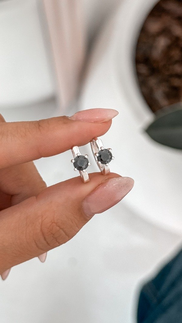 Producto - Huggies cubic redondo negro 13 mm