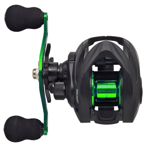 Producto - Reel Huevito BEAST Green Snake 103 Bait Casting 3 Rulemanes 6.3:1