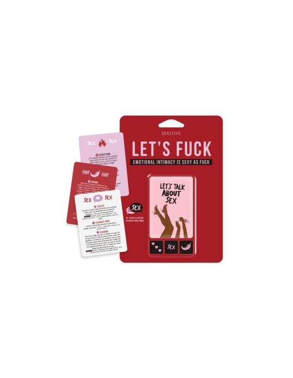 Producto - JUEGO LETS FUCK CARTAS + DADOS LETS TALK SEXITIVE