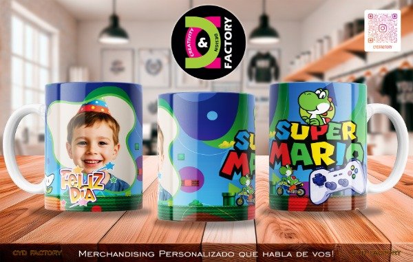 Producto - Taza Super Mario Bros - TZ-RT-BL-11OZ-400-MV-ANM-SMB