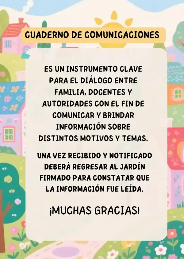 Producto - PACK- Tarjetas cuaderno de comunicados. - 1