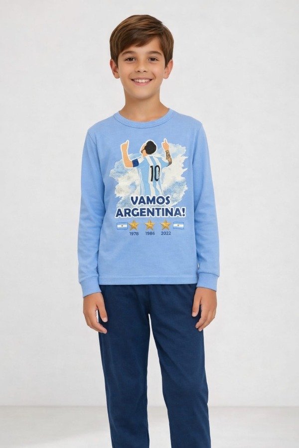 Producto - PIJAMA MESSI NIÑO - EMMY 579