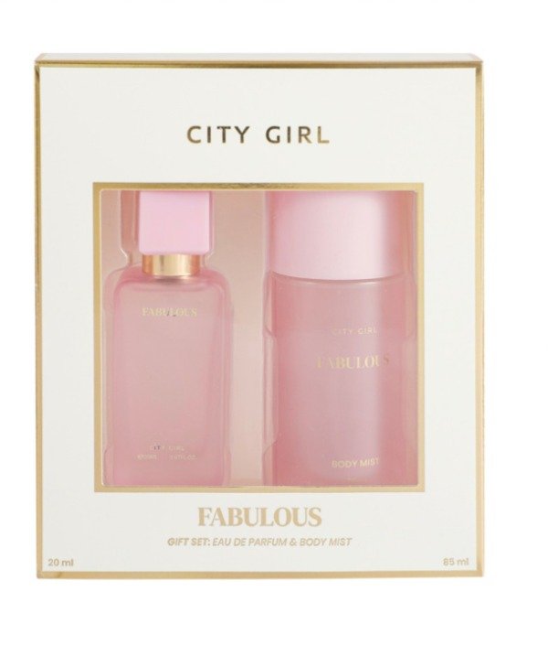 Producto - Set perfume + body splash fabulous city girl