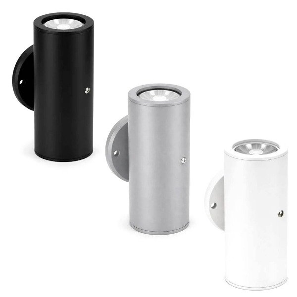 Producto - Aplique Difusor de Pared Led Bidireccional Negro/Gris/Blanco