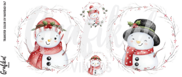 Producto - Transfer Color UV Navidad 067