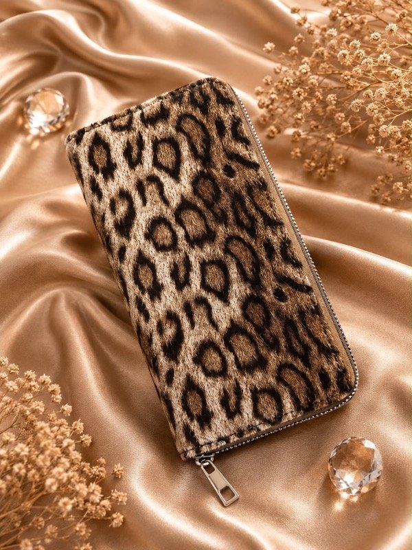Producto - BILLETERA MAXI ANIMAL PRINT - BEIGE