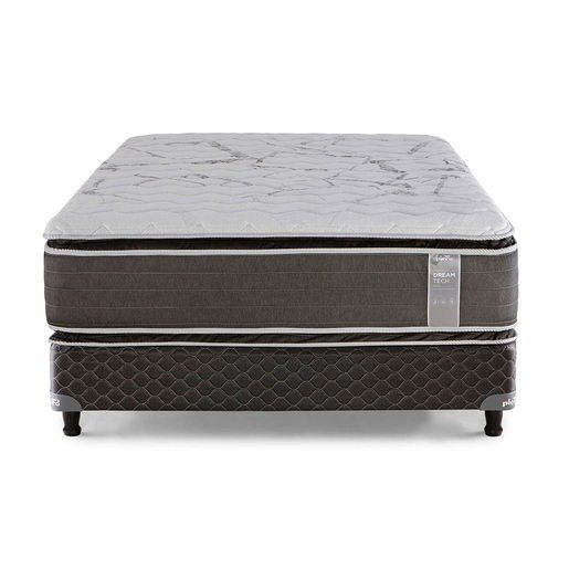 Producto - Sommier y Colchón Piero Dream Tech Resortes Doble Pillow Top 190x140 - 1