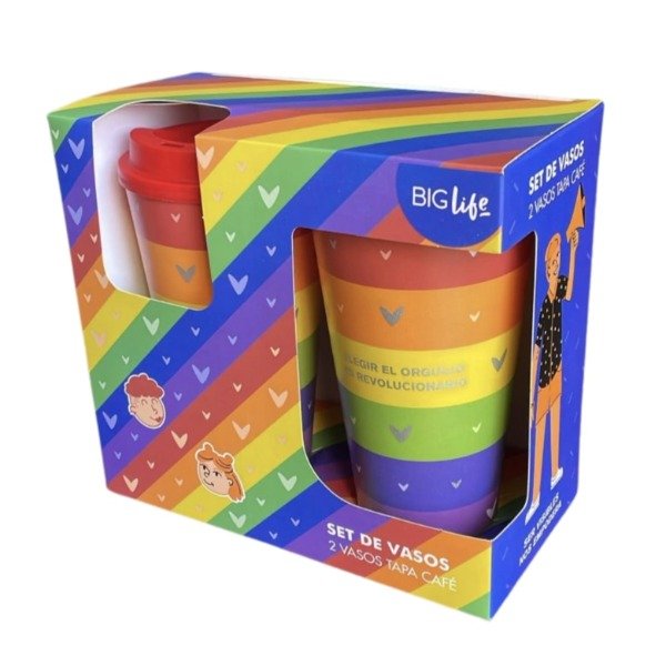 Producto - Set x 2 vasos LGBT - 2