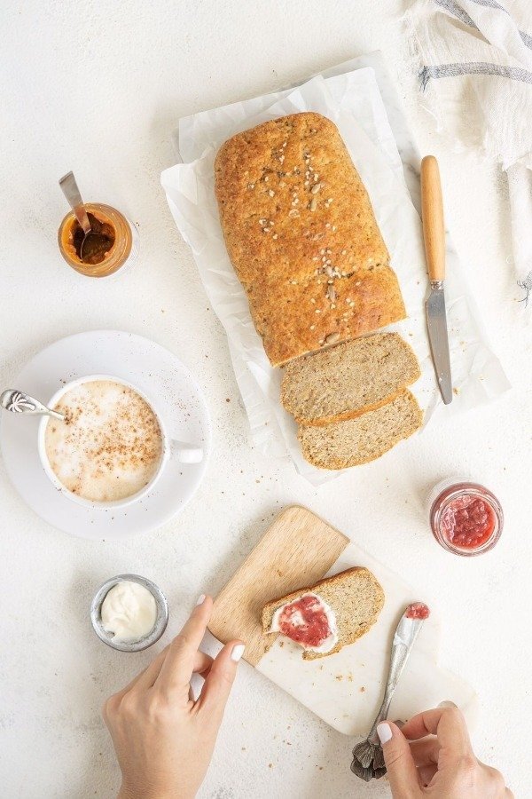 Producto - Pan de harina de almendras deslactosado