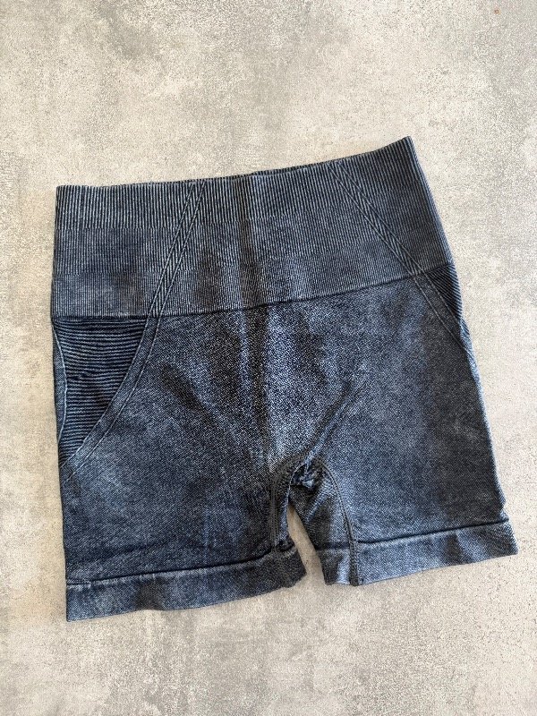 Producto - SHORT CLASIC SIN FRUNCE NEGRO WASH