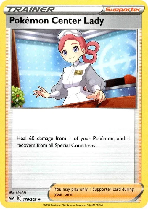 Producto - Pokémon Center Lady - 176/202 - Sword and Shield