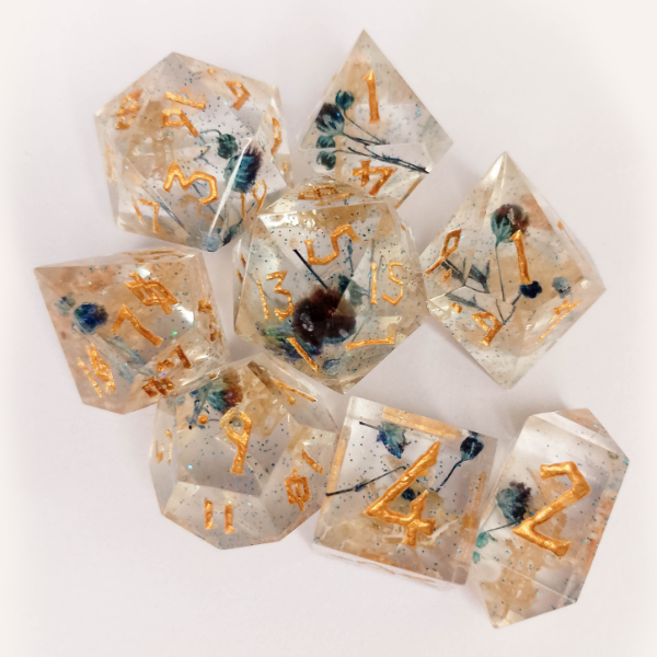 Producto - Set de dados "Frost Flowers"