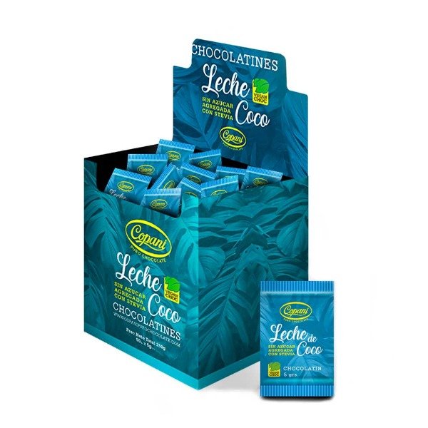 Producto - Chocolatines Copani Leche de Coco x 5gr x 50uni