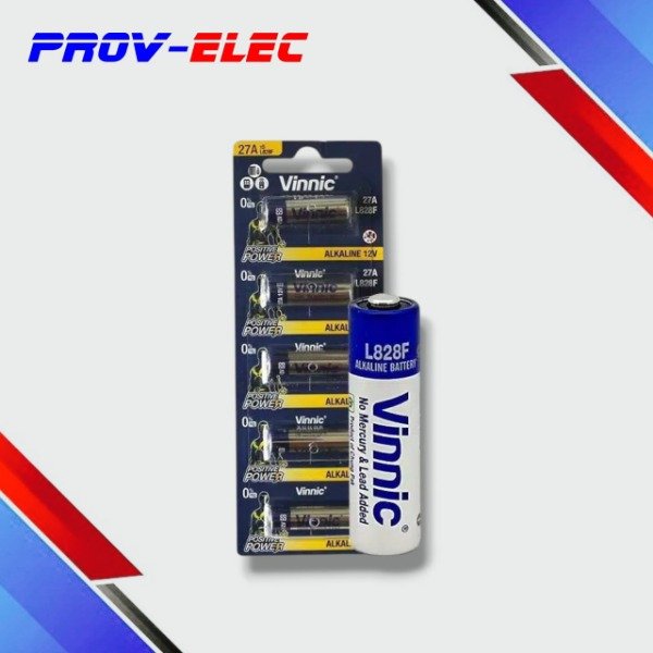 Producto - PILA A27 ALCALINA 12V VINNIC 27A