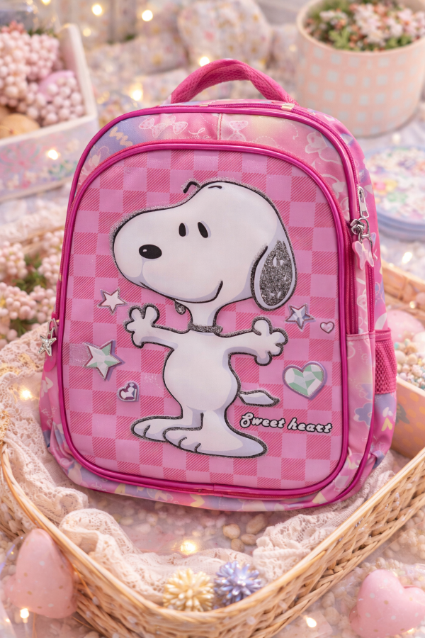 Producto - Mochila Grande Snoopy con relieve importada